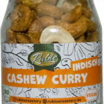 Cashewkerne geröstet mit Curry im Pfandglas