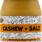 Cashewmus + Salz im Pfandglas