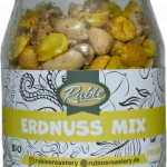 Erdnussmix Curry Knoblauch Pfeffer im Pfandglas