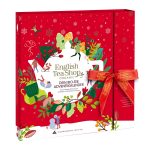 Premium Teebuch Adventskalender mit Schleife 
