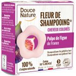 Blumenshampoo colorierte Haare