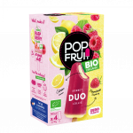 POP FRUIT Duo RASPBERRY LEMON ORGANIC x4