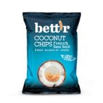 Bio Kokosnuss-Chips mit Meersalz,  Bett’r, 40g