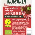 Veganer Snack nach Art Landjäger Chili, bio