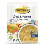 Buchstaben Klare Suppe Bio