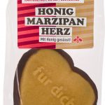 Honig Marzipan Herz, glutenfrei