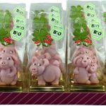 BIO sitzendes Schwein