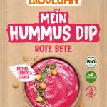 My hummus dip, beetroot, organic