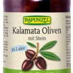 Oliven Kalamata violett, mit Stein in Lake