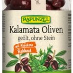 Oliven Kalamata mit Kräutern, ohne Stein geölt