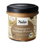 Nabio Aufstrich Champignon Hartkäse Walnuss