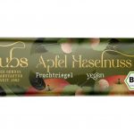 Apfel Haselnuss Fruchtriegel, Bio