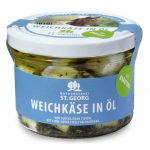 Bio-Weichkäse in Öl mit Kräutern