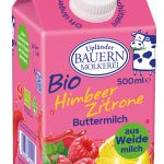 Fruchtbuttermilch Himbeer-Zitrone