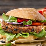 TK Bio Cashew-Black Bean Burger
