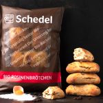4er Pack Bio Rosinenbrötchen