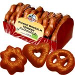 Sterne Brezeln Herzen Lebkuchen Vollmilch