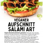 Veganer Aufschnitt Salami Art