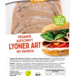 Veganer Bio-Aufschnitt  Lyoner Art mit Paprika