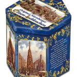 Original organic Nuremberg Elisen Lebkuchen in silver metal gift box