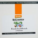 Hackfleisch vom Rind, TK