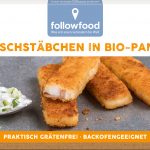 10 Kabeljau Fischstäbchen in Bio-Panade