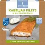 Kabeljau Filets in Bio-Knusperpanade