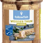 Weißer Thun, feine Thunfischfilets in nativem  Bio-Olivenöl extra