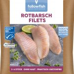 Rotbarsch Filets, Filetportionen, ohne Haut, praktisch grätenfrei, tiefgekühlt