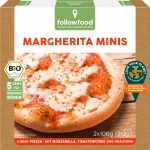 Bio Margherita Minis, 2 Mini-Pizzen