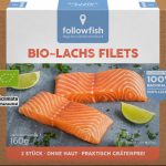 Bio Lachs Filets tiefgekühlt.