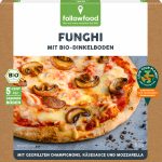 Pizza Funghi mit Bio Dinkelboden