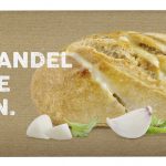 Bio Knoblauch Baguette mit Bio Knoblauch-Margarine-Füllung
