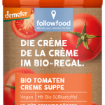 Bio Tomaten Creme Suppe mit Süßkartoffel