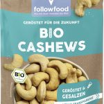 Bio Cashewkerne geröstet, gesalzen