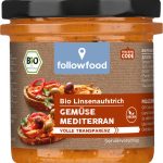 Bio Linsenaufstrich Gemüse Mediterran