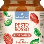 Bio Pesto Rosso mit Tomaten, Nüssen und Käse