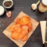 Bio-Hähnchenkeulensteak, gewürzt						