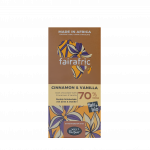 70% Bio-Zartbitterschokolade mit Zimt & Vanille
