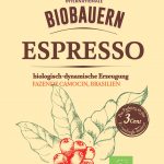 Internationale Biobauern demeter Espresso ganze Bohne