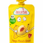Bio-Fruchtpüree Mango, Pfirsich, Banane