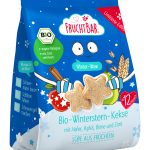 Bio-Winterstern-Kekse mit Hafer, Apfel, Birne und Zimt