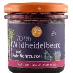Wildheidelbeere 70% mit Roh-Rohrzucker
