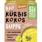 vegane Bio Demeter Kürbis-Kokos Suppe