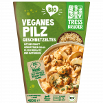 veganes Bio Pilz-Geschnetzeltes mit Naturreis