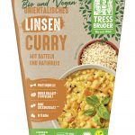 Bio Orientalisches Linsen-Curry mit Datteln und Naturreis