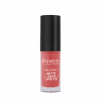 benecos Matte Liquid Lipstick coral kiss