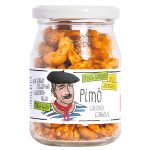 Pimo - geröstete Bio-Cashews feurig-pikant im Pfandglas