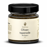 Ölkännchen Oliventapenade mit Kapern, aus Kalamon Oliven, GR 180g-Glas