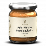 Ölkännchen Apfel-Karotte-Mandelaufstrich, ohne Zuckerzusatz, Sizilien IT 190g